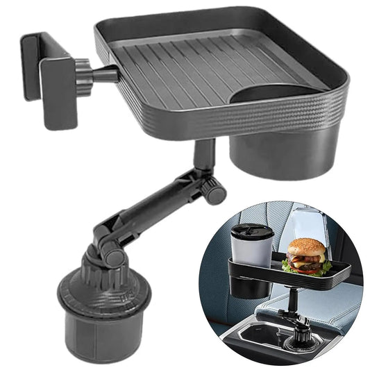 Car Storage Rack Tray Holder, Cup Holder Console, Beverage Stand for Rear Bar, TV Dining Table, Passenger Seat Accessory, Car Interior Storage, Car Storage Organizer, Car Caddy, Backseat Storage, Car Organizers